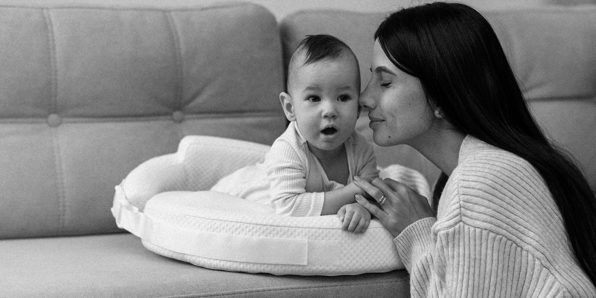 Mother holding her baby