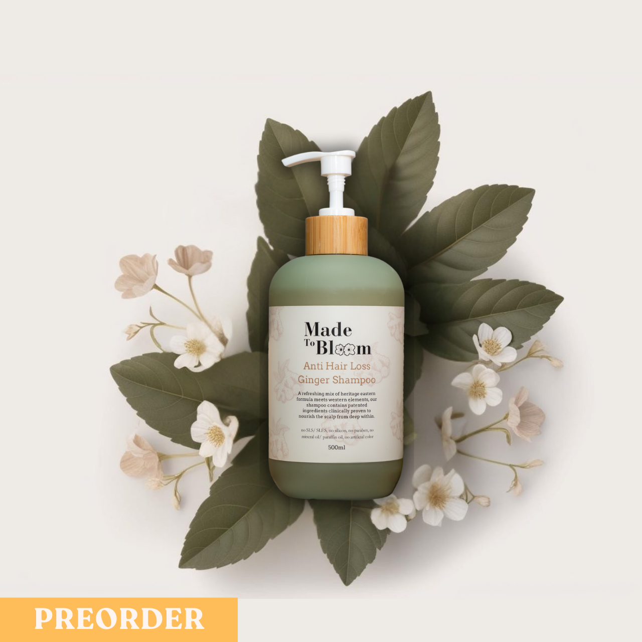 Pre-order: Anti Hair Loss Ginger Shampoo