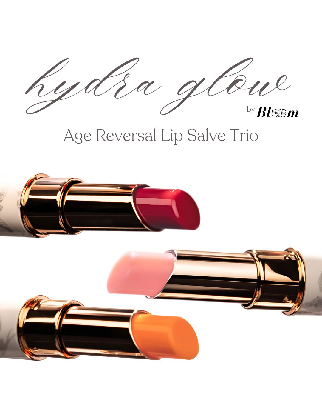 Hydraglow Age Reversal Lip Salve Trio