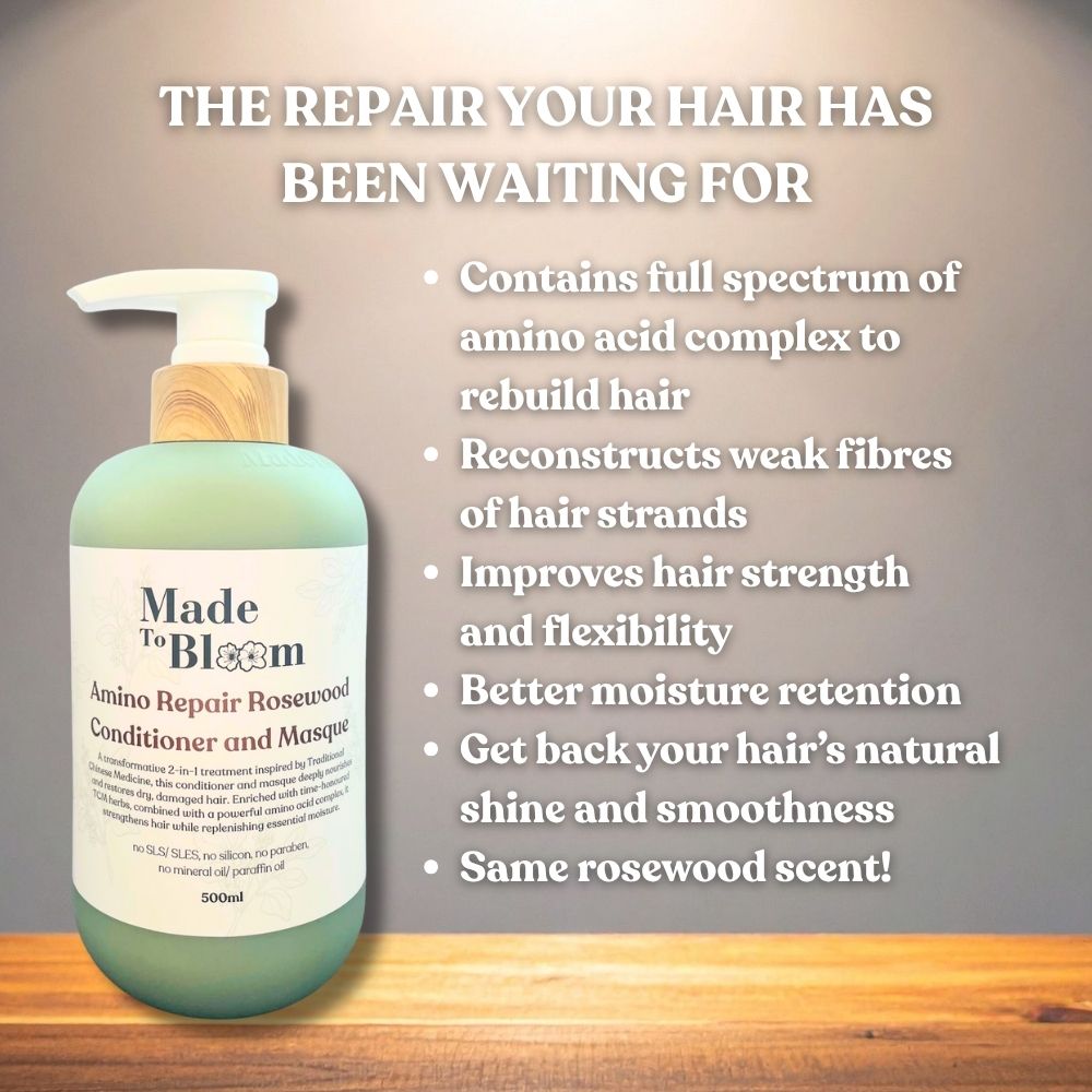 Amino Repair Rosewood Conditioner & Masque