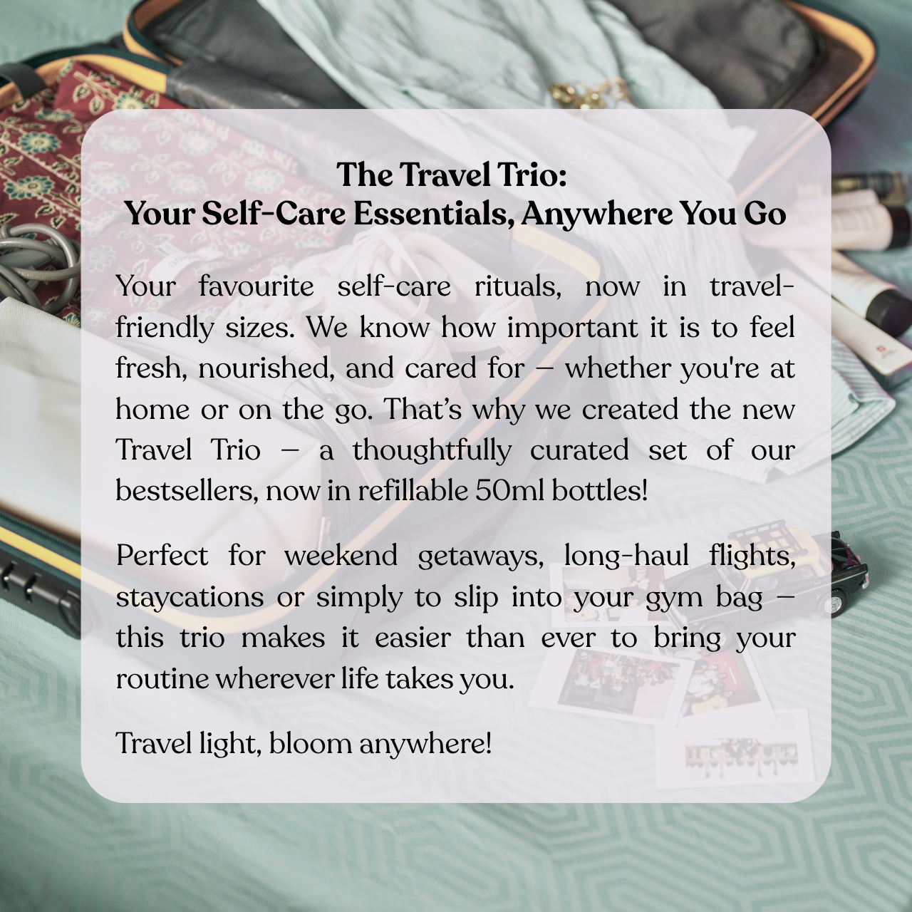 Essential Travel Trio Bottles