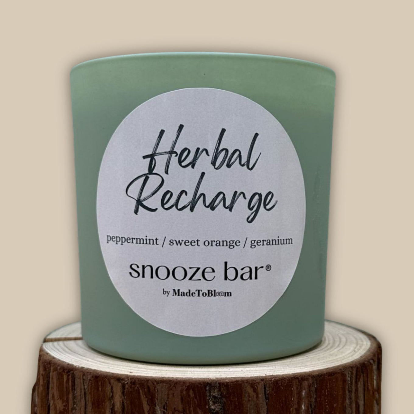Herbal Recharge Organic Soywax Candle
