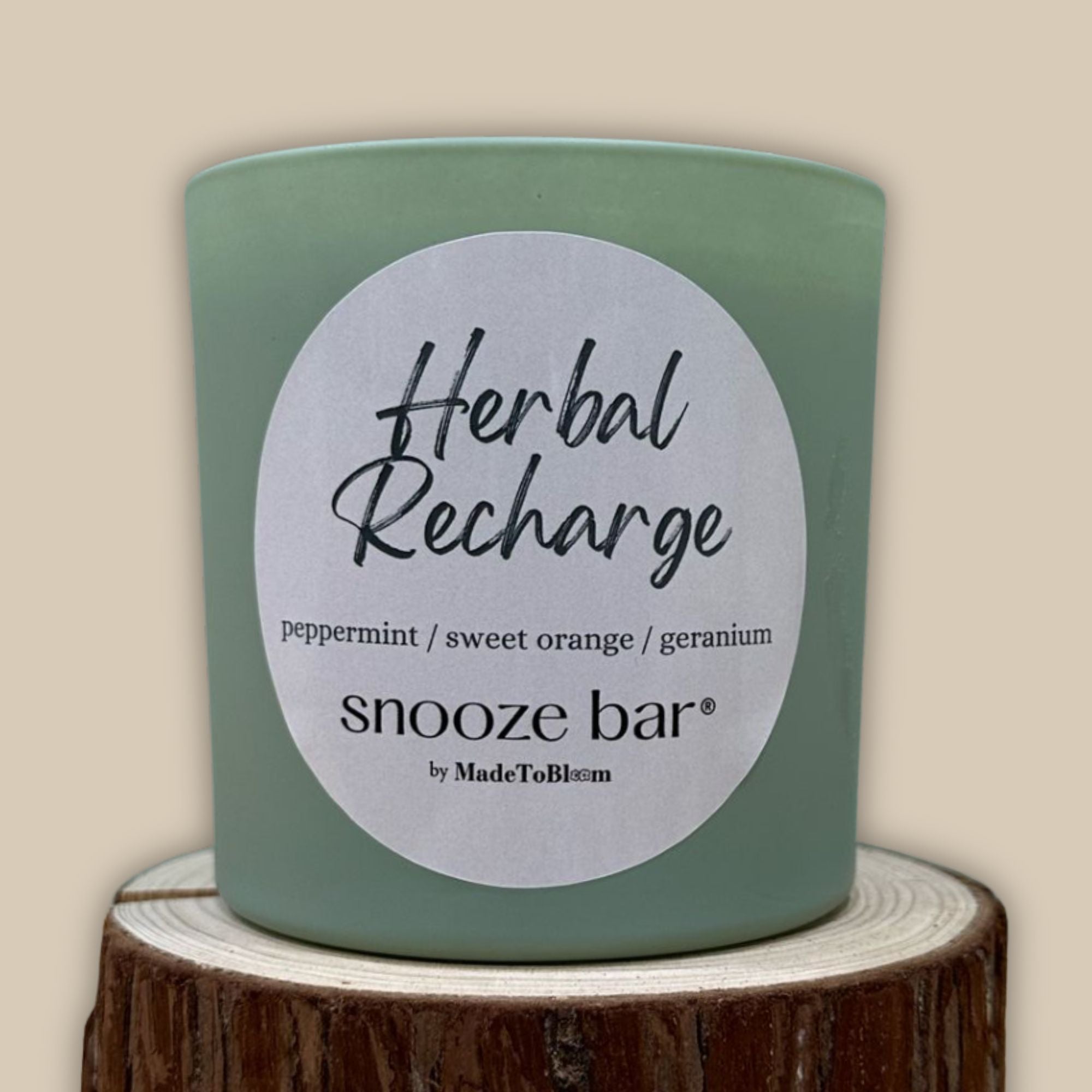 Herbal Recharge Organic Soywax Candle