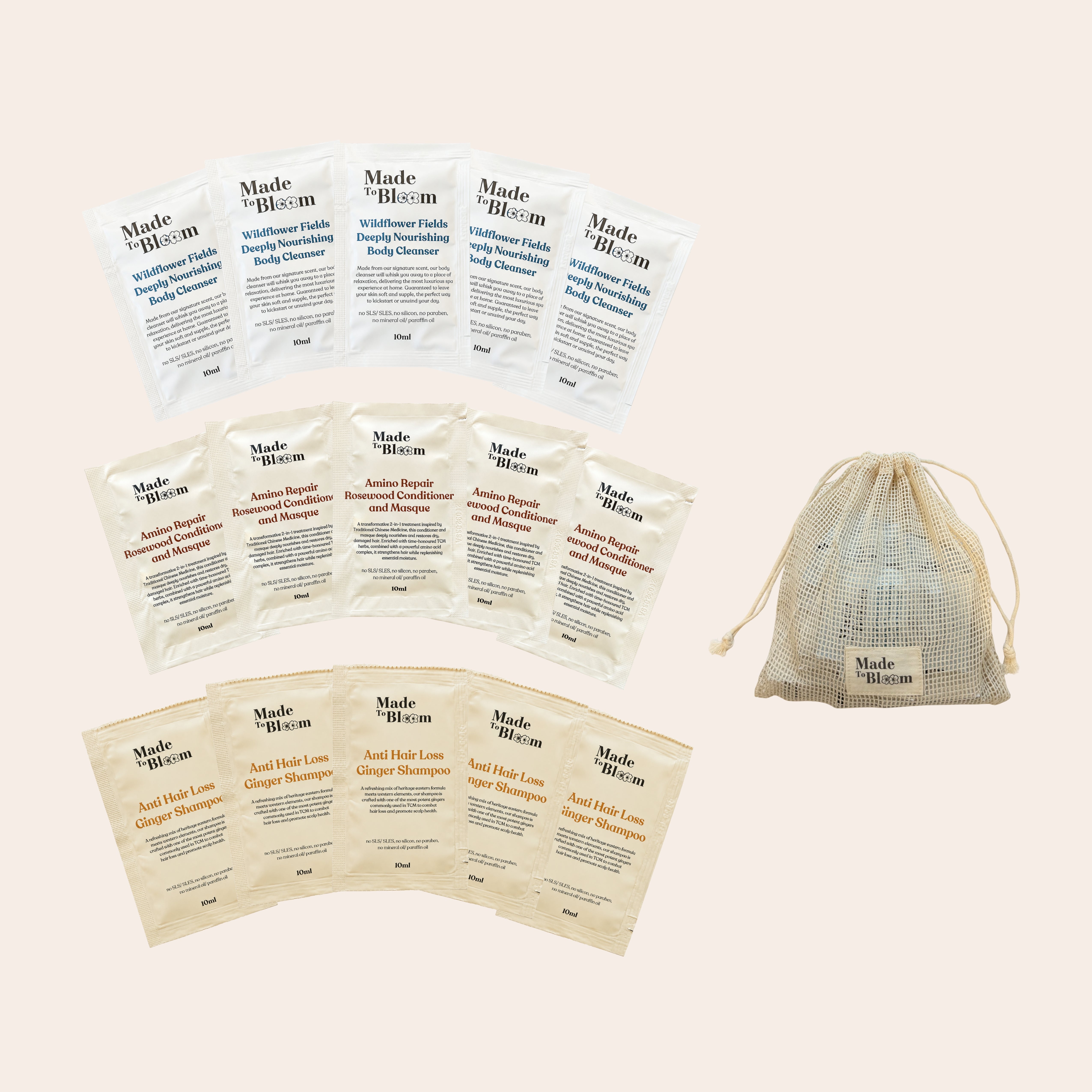 Essential Travel Sachets