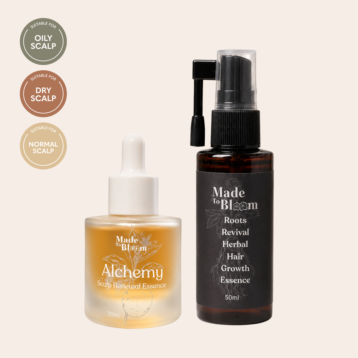Scalp & Hair Growth Essence Bundle