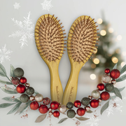 2x Bamboo Hair Brush